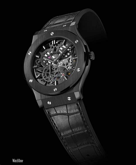 hublot black band|hublot all black watch.